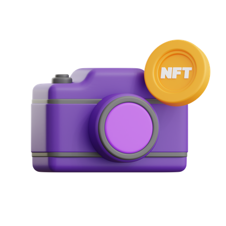 Photographie nft  3D Icon