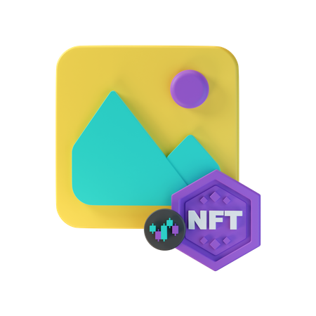 Nft Picture  3D Icon