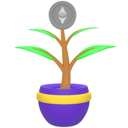 Nft Plant  3D Icon