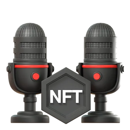 NFT Podcast  3D Icon