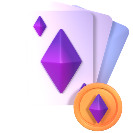 NFT Poker  3D Icon