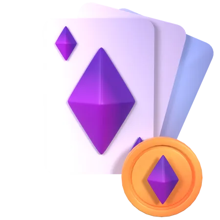 NFT Poker  3D Icon