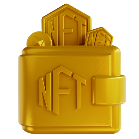 Portefeuille nft  3D Icon