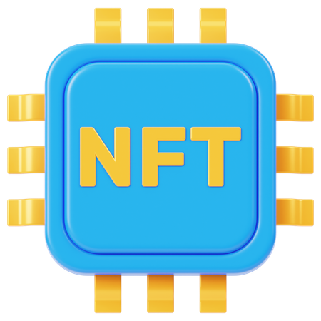 NFT Processing  3D Icon