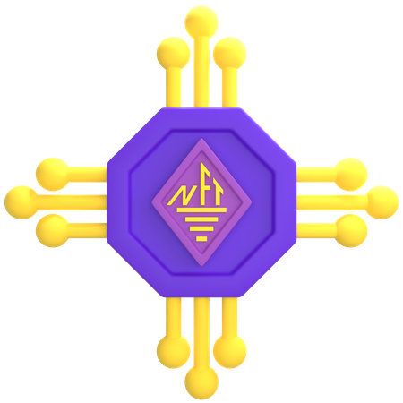 Nft Processor  3D Icon