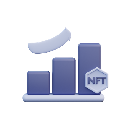 Nft Profit  3D Illustration