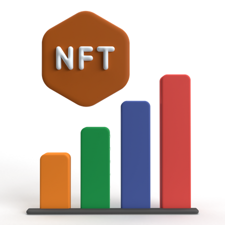 NFT Profit  3D Icon