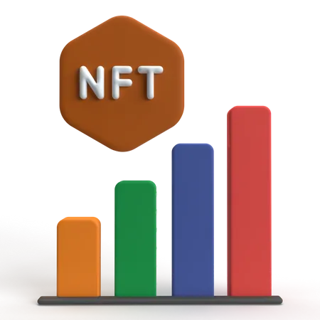 NFT Profit  3D Icon