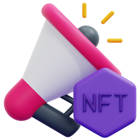 Promoción nft  3D Icon