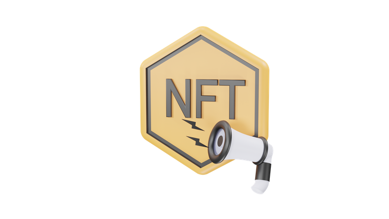 Nft Promotion  3D Icon