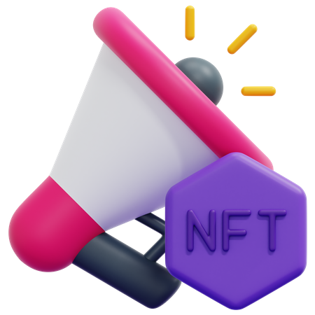 Nft Promotion  3D Icon