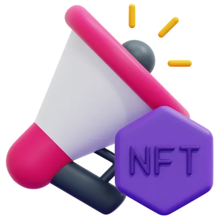 Nft Promotion  3D Icon