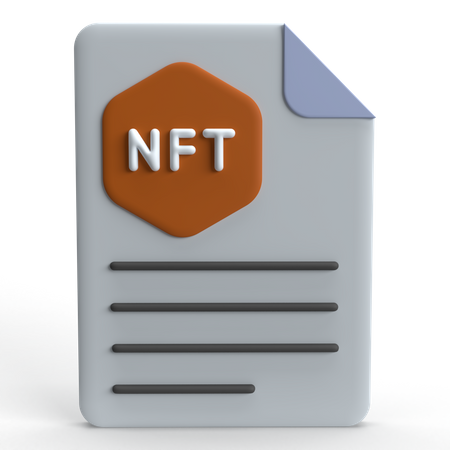 Propriété nft  3D Icon