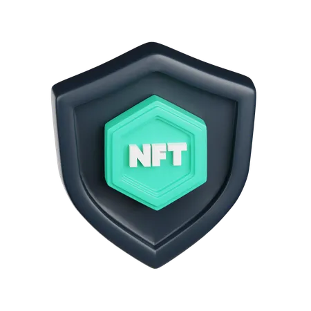 NFT 보호  3D Icon