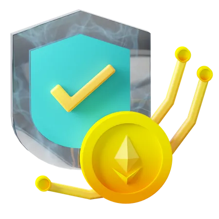 NFT protection  3D Icon