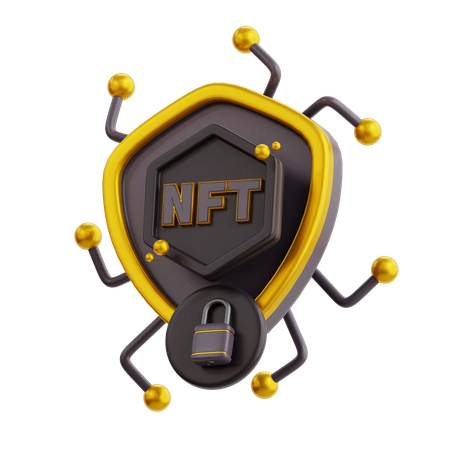 Nft Protection  3D Icon