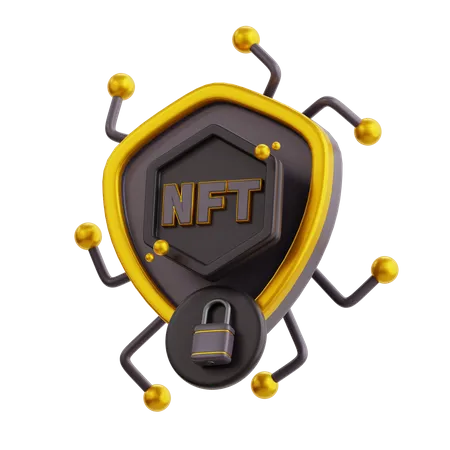 Nft Protection  3D Icon