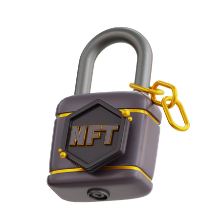 Nft Protection  3D Icon