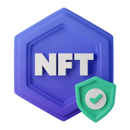 NFT Protection  3D Icon