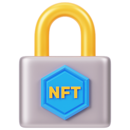 NFT Protection  3D Icon