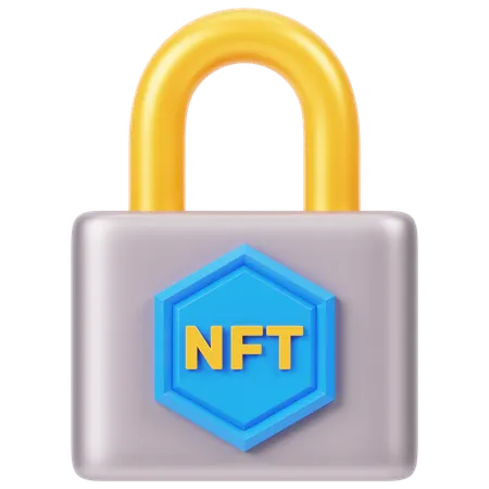 NFT Protection  3D Icon