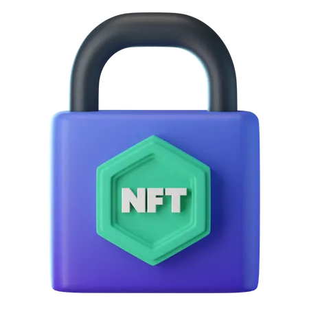 NFT Protection  3D Icon