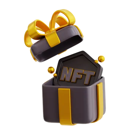 Regalo nft  3D Icon