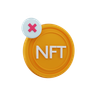 nft rejected 3d logo