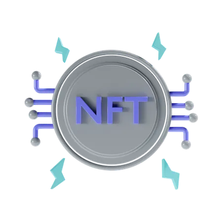 Réseau nft  3D Icon