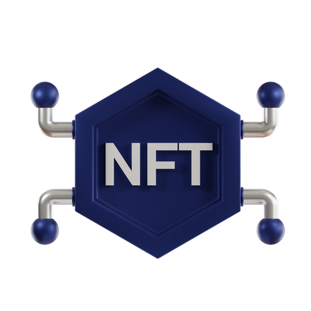 Réseau nft  3D Icon