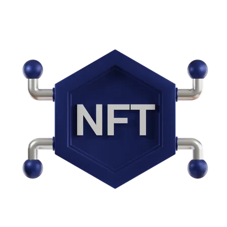 Réseau nft  3D Icon