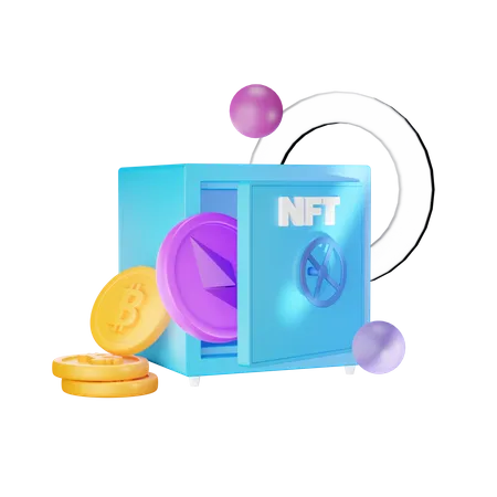 Nft Safe  3D Icon