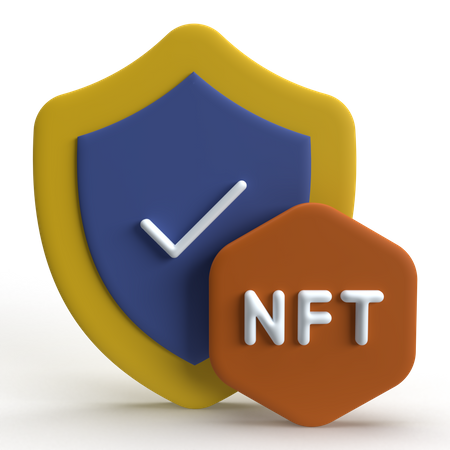 NFT-Schild  3D Icon