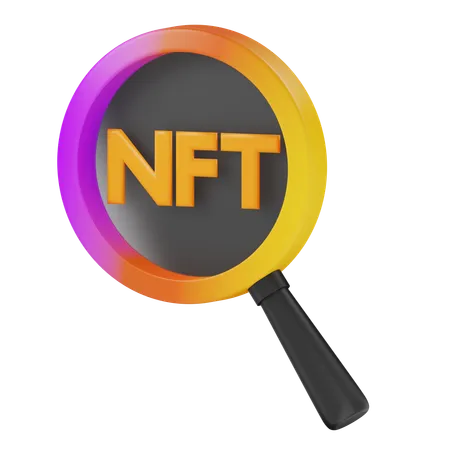 Nft Search  3D Icon