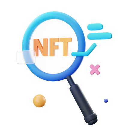 Nft Search  3D Icon