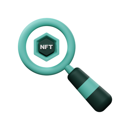 Nft Search  3D Icon