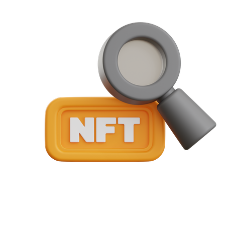 Nft Search  3D Icon