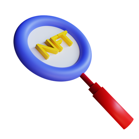 Nft Search  3D Icon