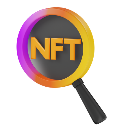 Nft Search  3D Icon