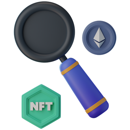 NFT Search 3D Icon