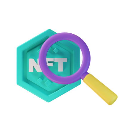 Nft Search 3D Icon