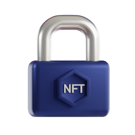 NFT Security  3D Icon