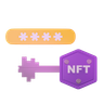 nft security key 3d logo