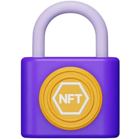 Segurança nft  3D Icon
