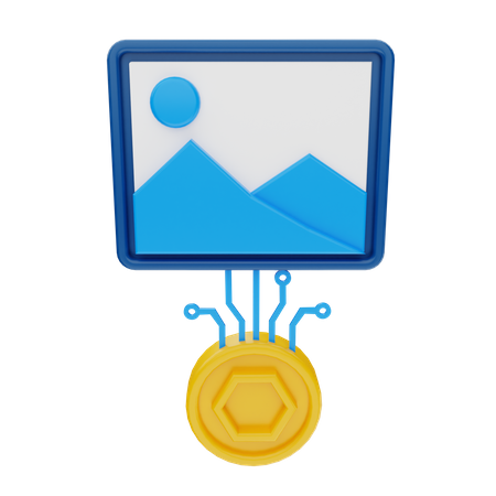 NFT Sharing  3D Icon