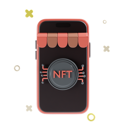 Nft Shop  3D Icon