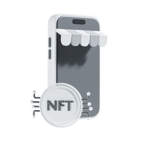 Nft Shop  3D Icon