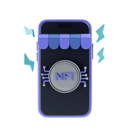 Nft Shop 3 D Icon 3D Icon