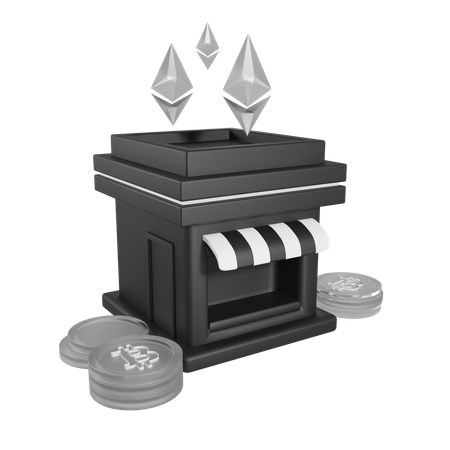 Nft Shop  3D Icon