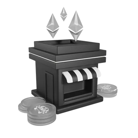 Nft Shop  3D Icon